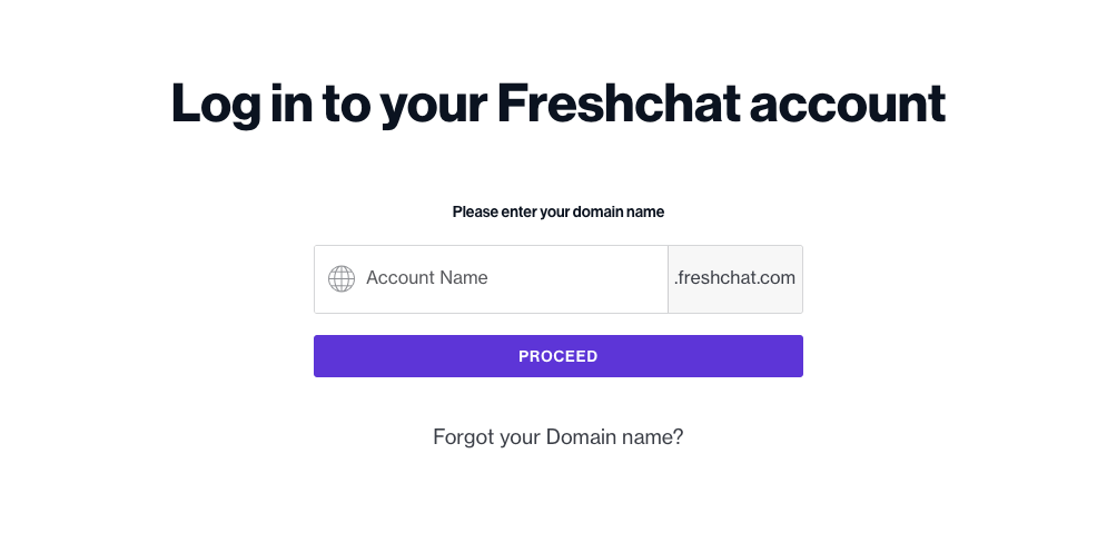 Freshchat Login 1